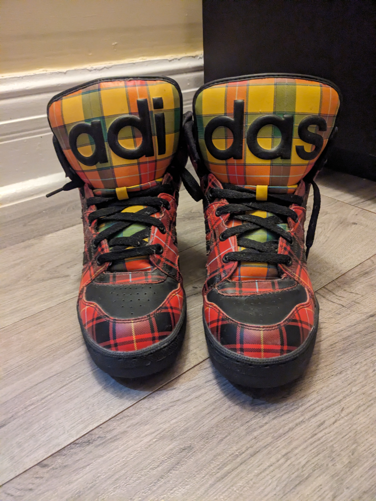 Jeremy Scott - Instinct Hi Plaid Edition *Grailed* 9.5 thumbnail