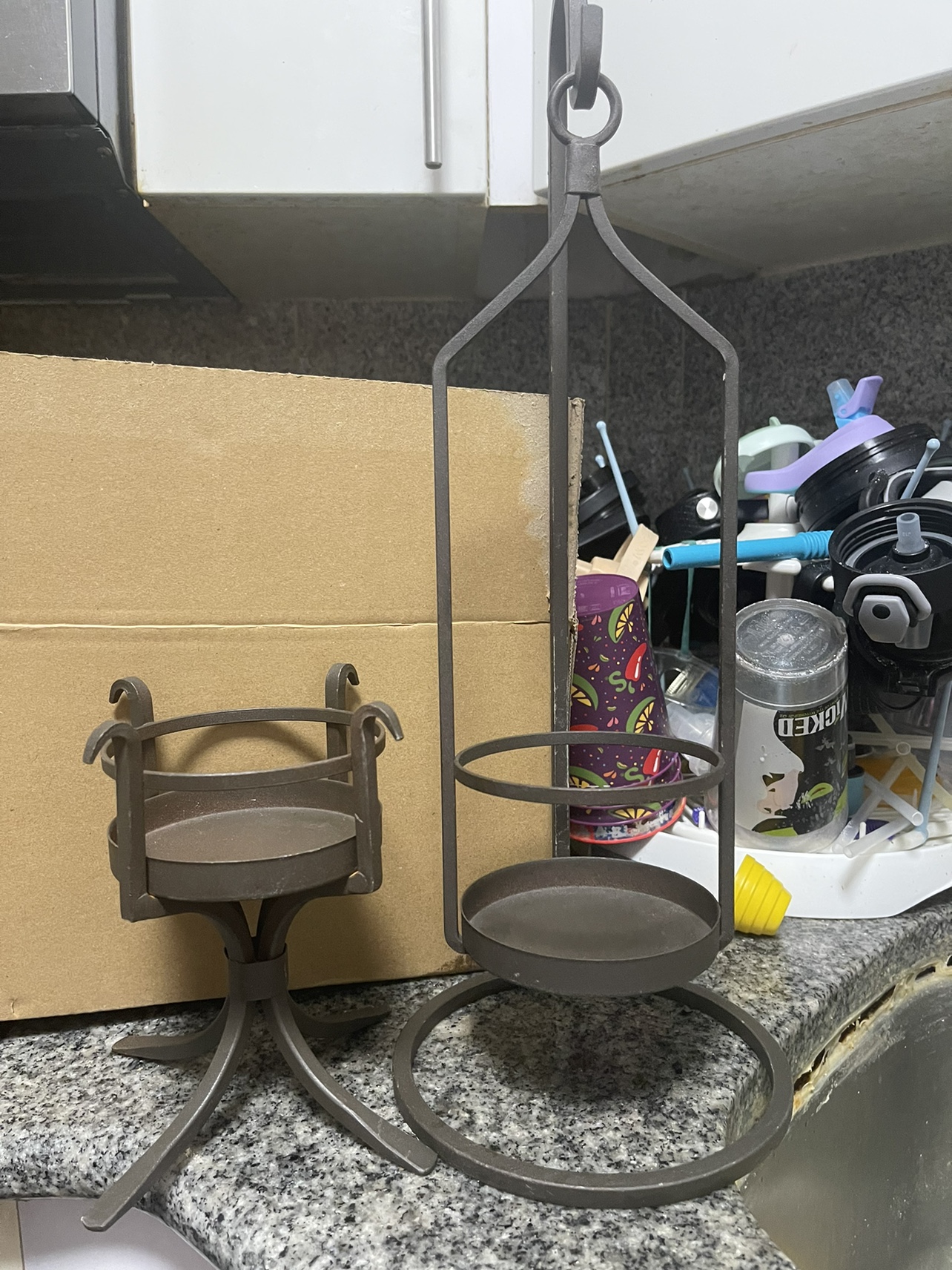 Iron Candle Holders