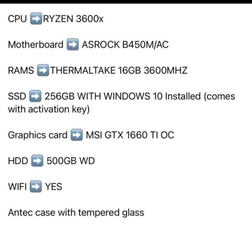Gaming PC: GTX 1660TI RYZEN 5 3600X - photo 3