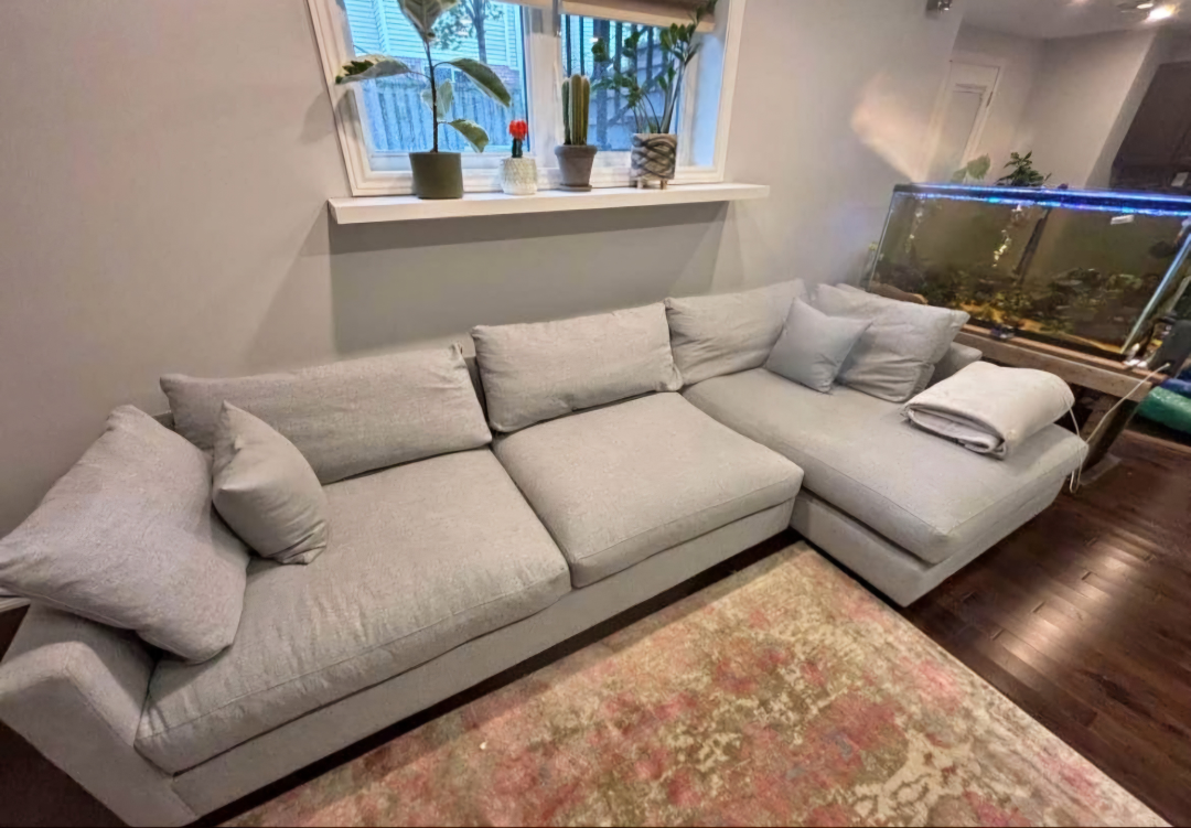 Grey Sectional Couch - photo 4
