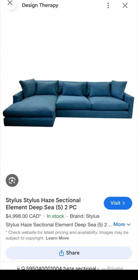 Grey Sectional Couch - photo 5