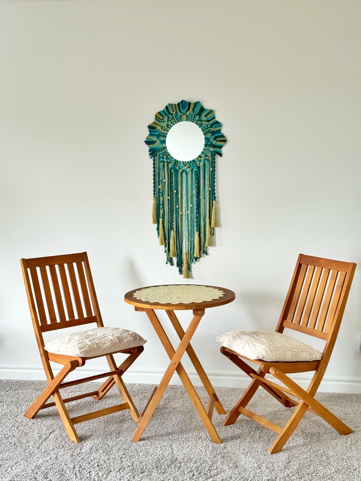 Bistro chairs and table set for sale