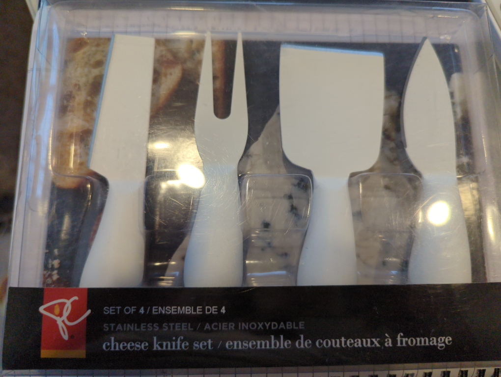 Never Opened Cheese Knife Set