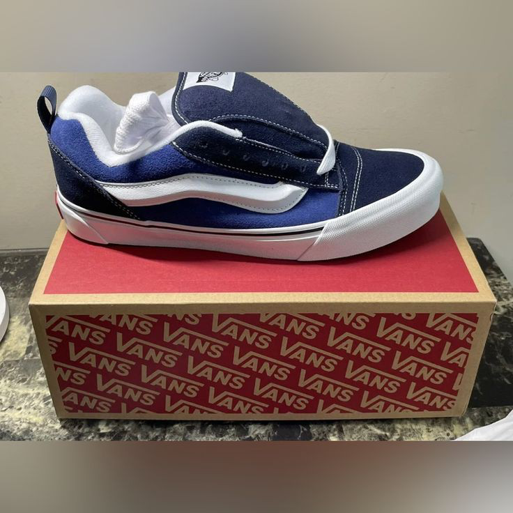 Vans Knu Skool🔥 Navy White