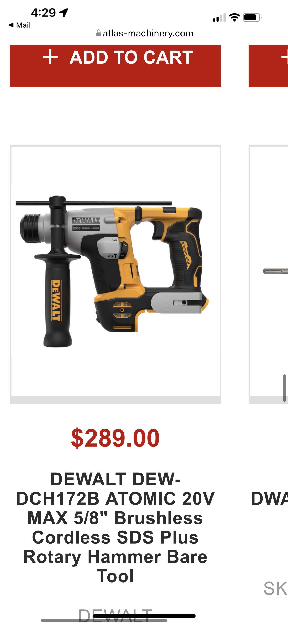 Dewalt rotary tool