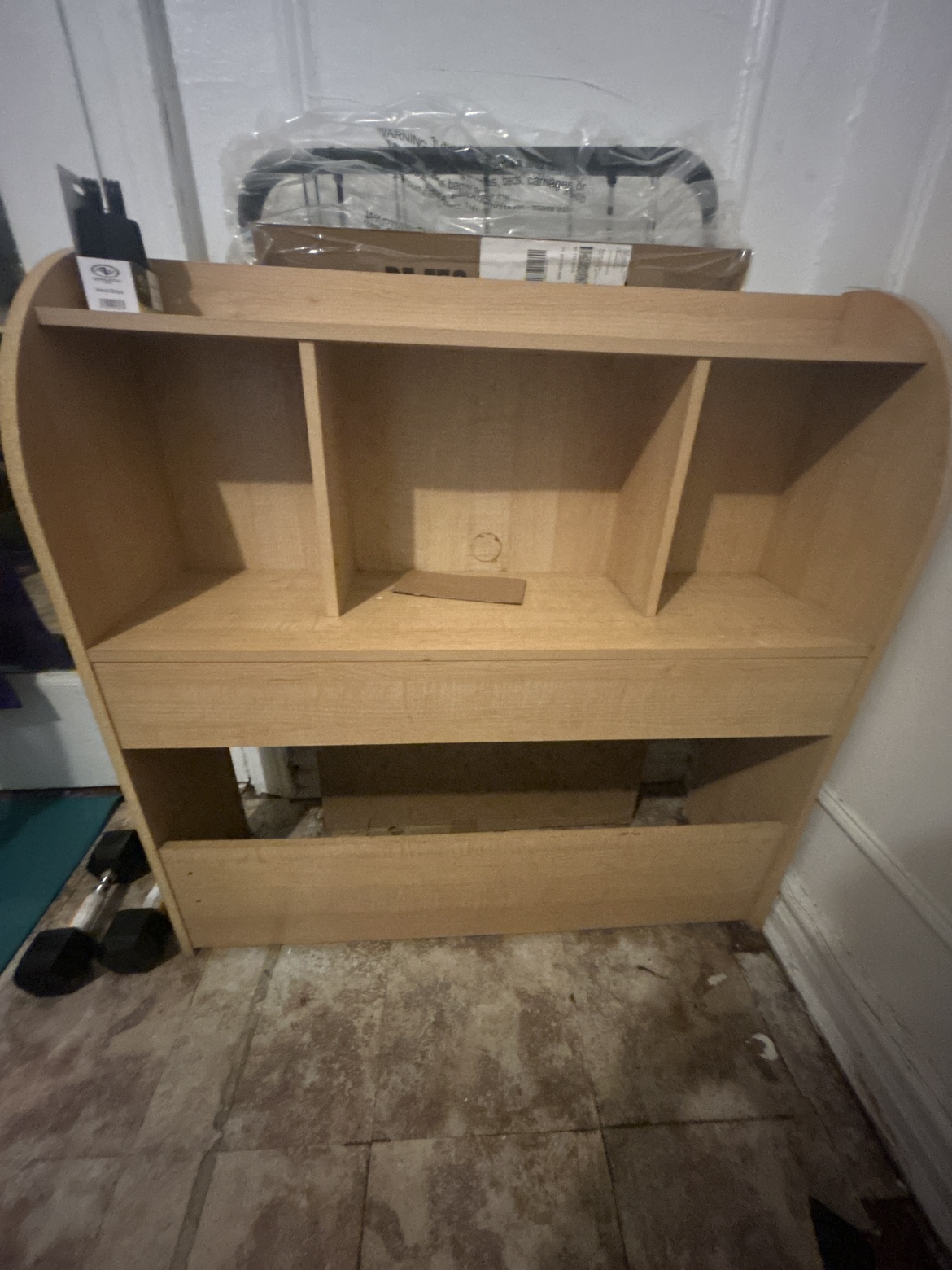 Wooden headboard