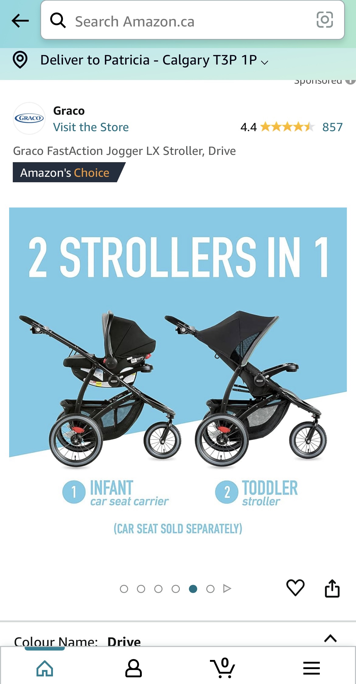 Graco FastAction Jogger LX Stroller - photo 5