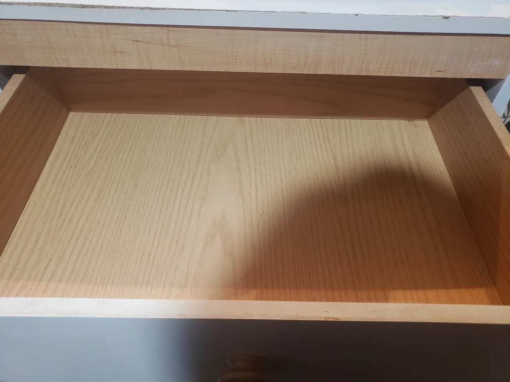 White microwave stand With Doors and Drawer - photo 3