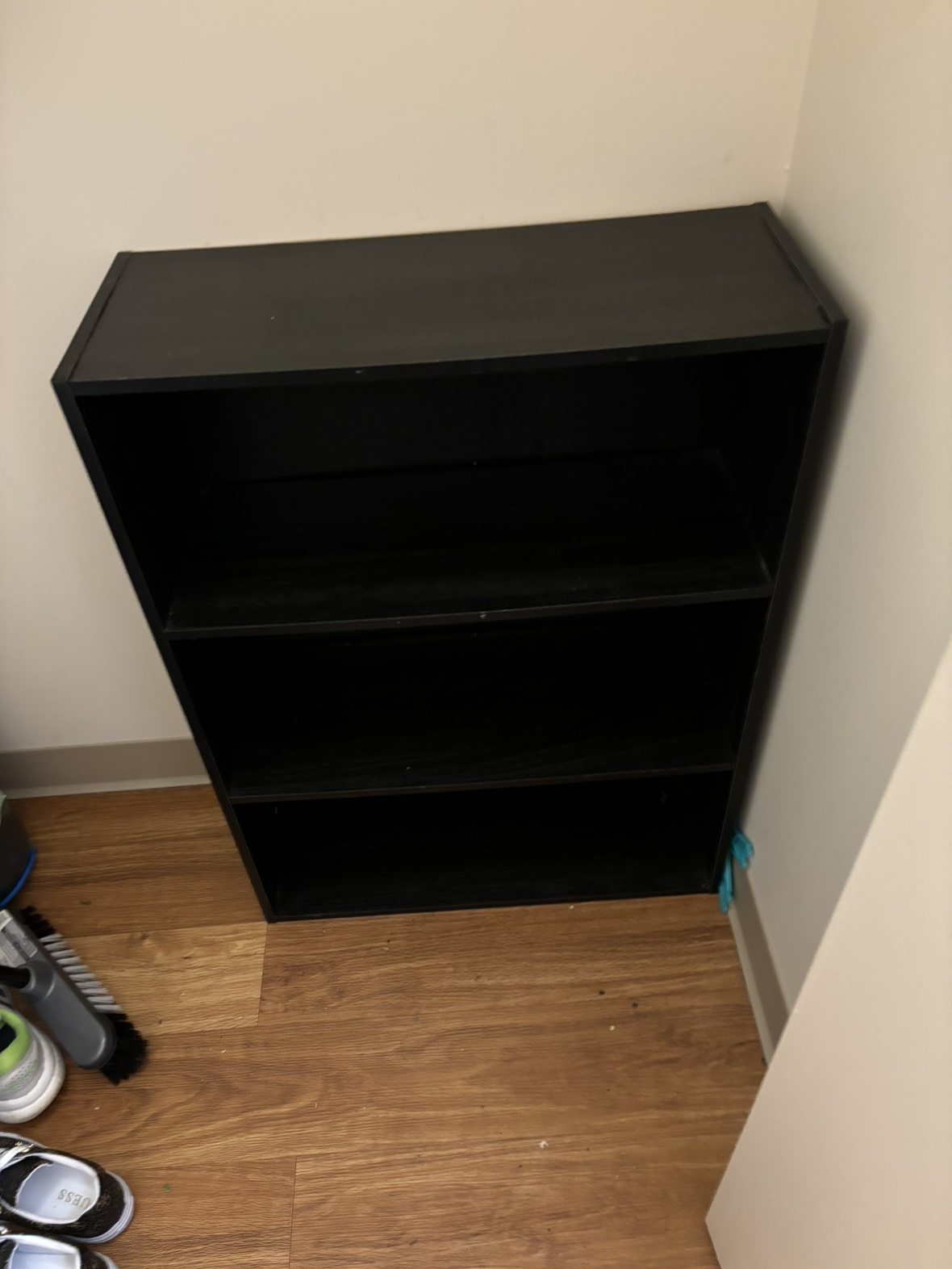 Black Bookshelf/shoe rack - photo 3