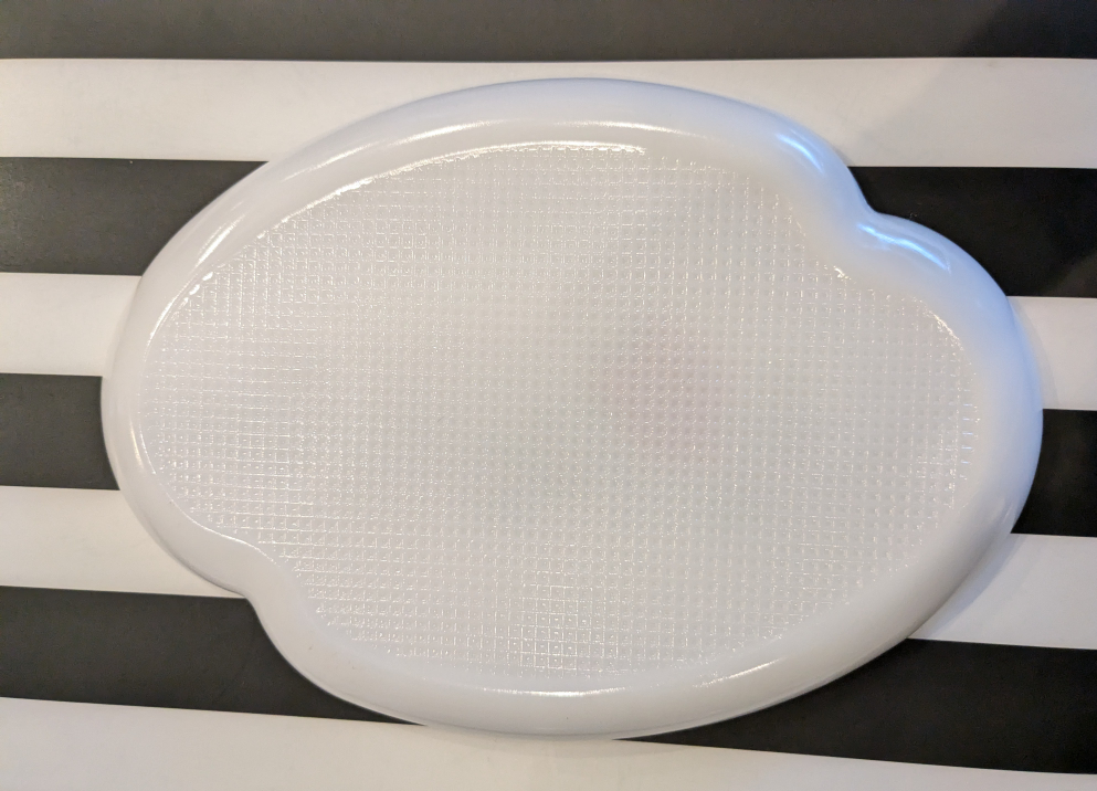 Vintage Rose Federal milk white snack plate image indicator(4)