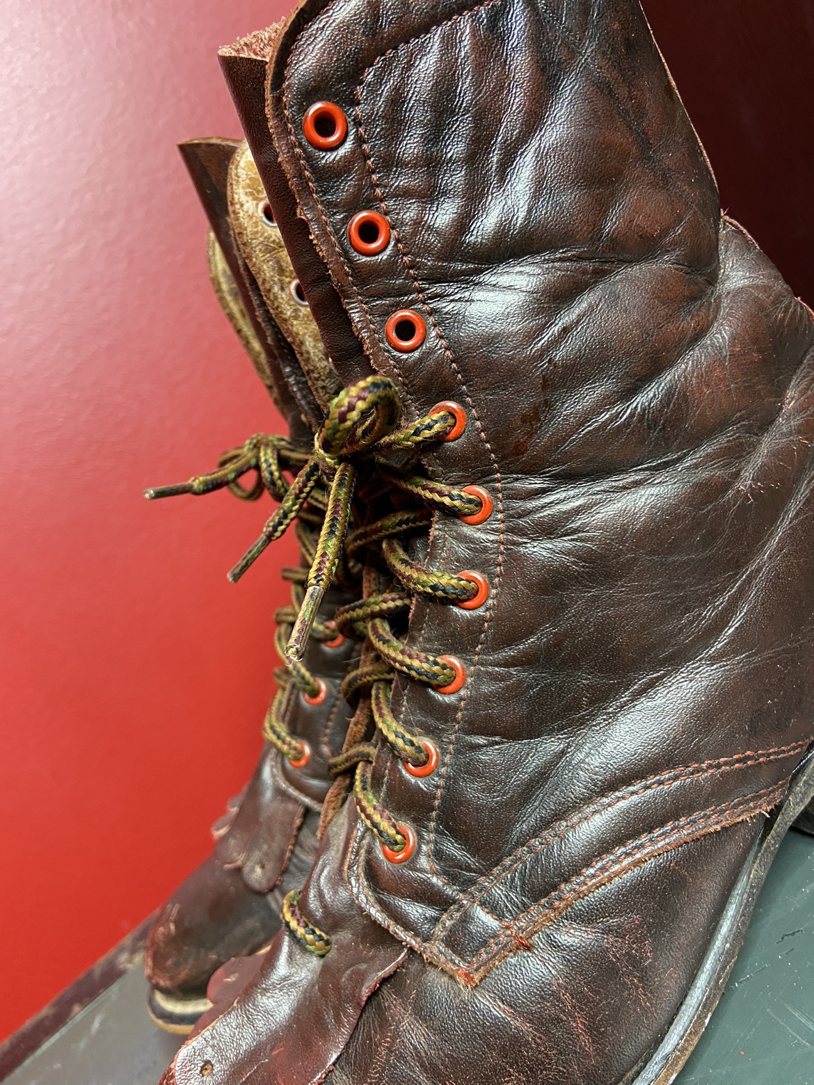 !LAREDO!! Reddish Brown Leather Boots - photo 5