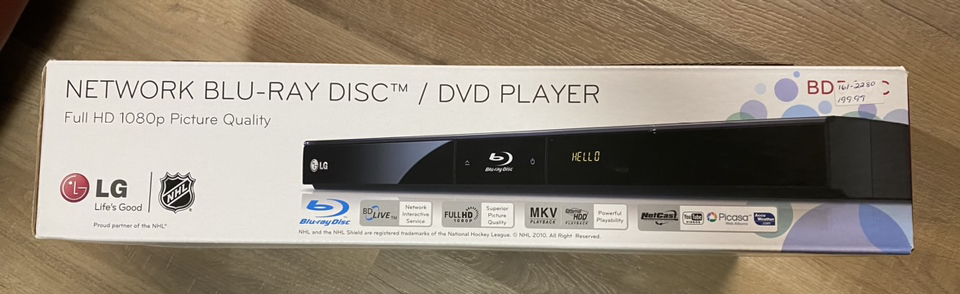 Blu-ray player - west end