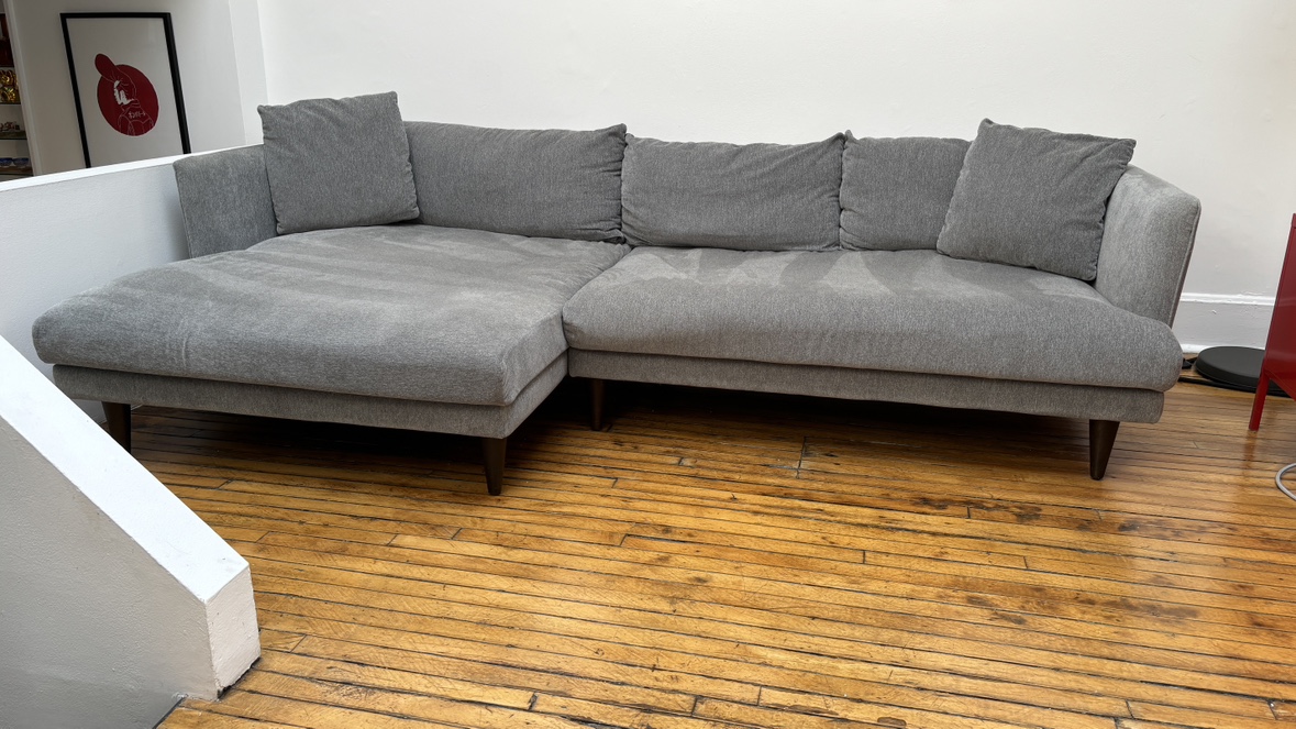Joybird Lewis Gray Sectional Sofa - photo 3