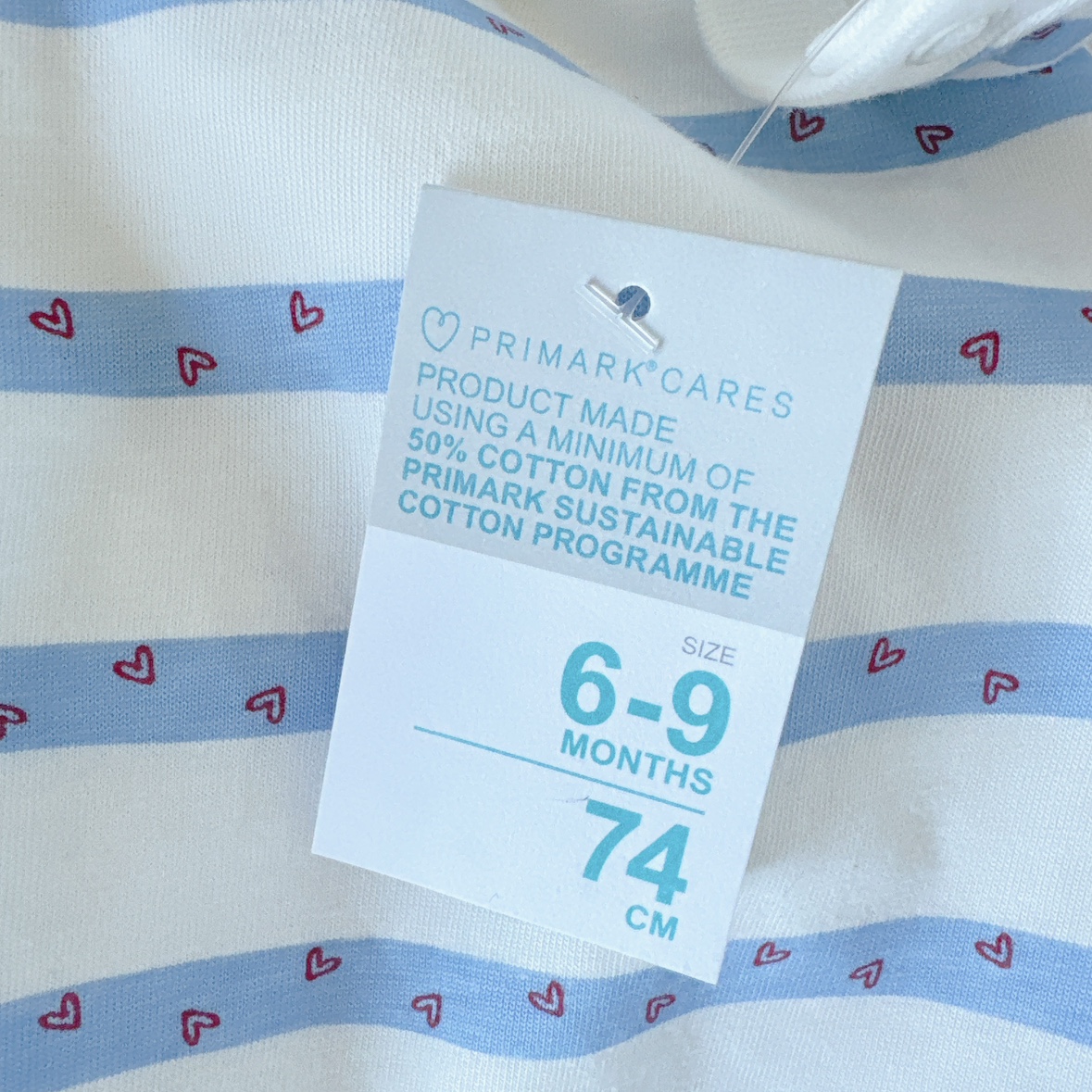 Striped and Heart Print Baby T-Shirt New with tags! image indicator(9)