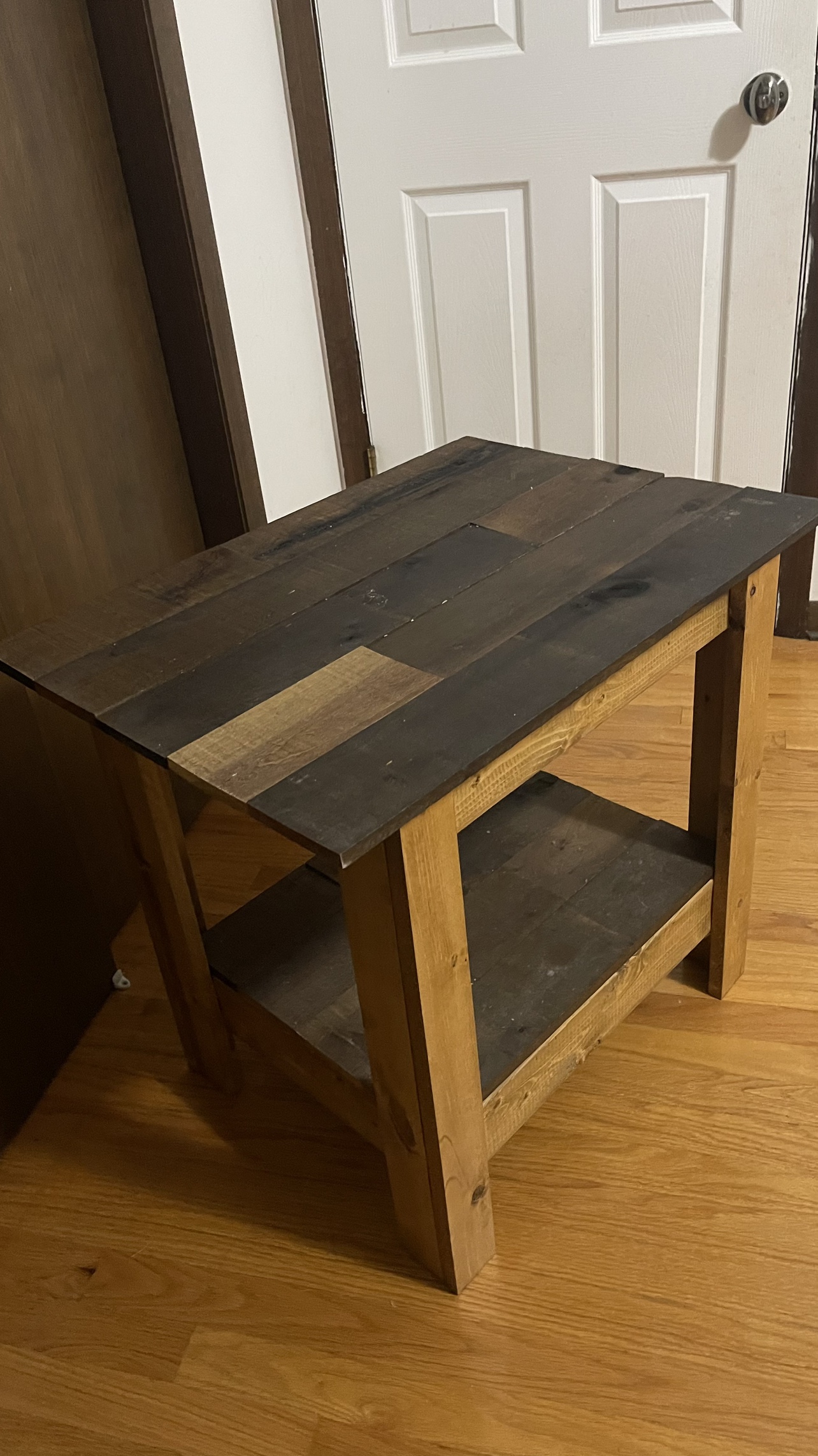 Rustic End Table