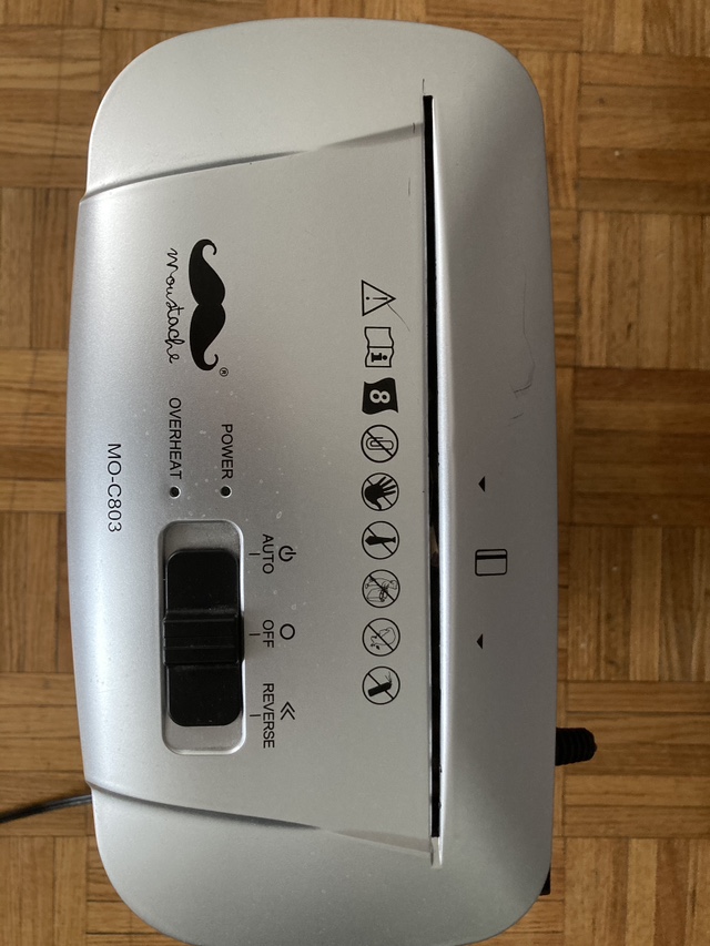 Moustache Paper Shredder image indicator(4)