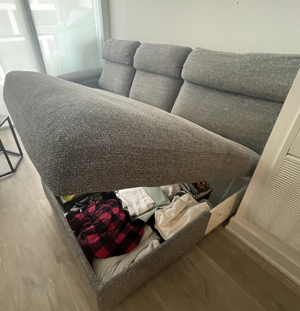 GREY IKEA COUCH - photo 4