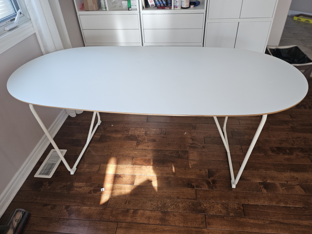 White Oval Table-IKEA - photo 5