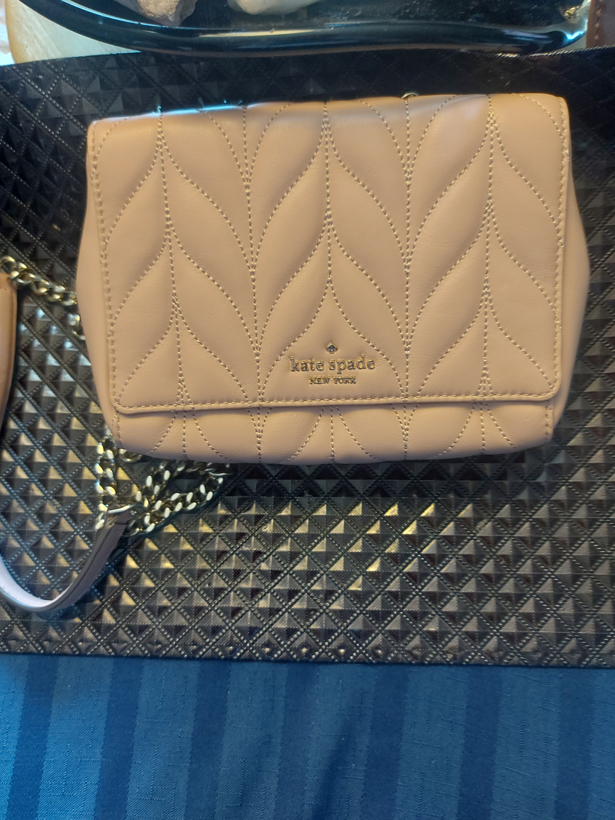 New Kate Spade Quilted chain purse image indicator(4)