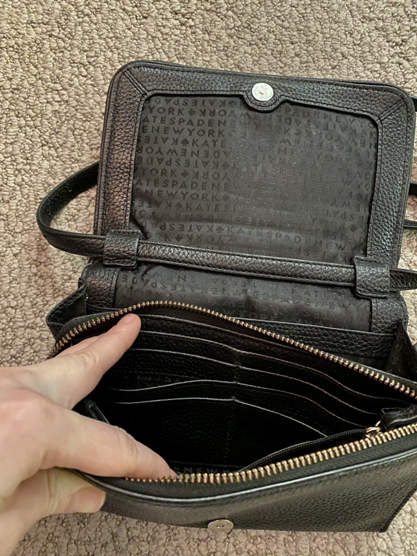 Kate Spade Black Pebbled Leather Crossbody Bag - photo 5