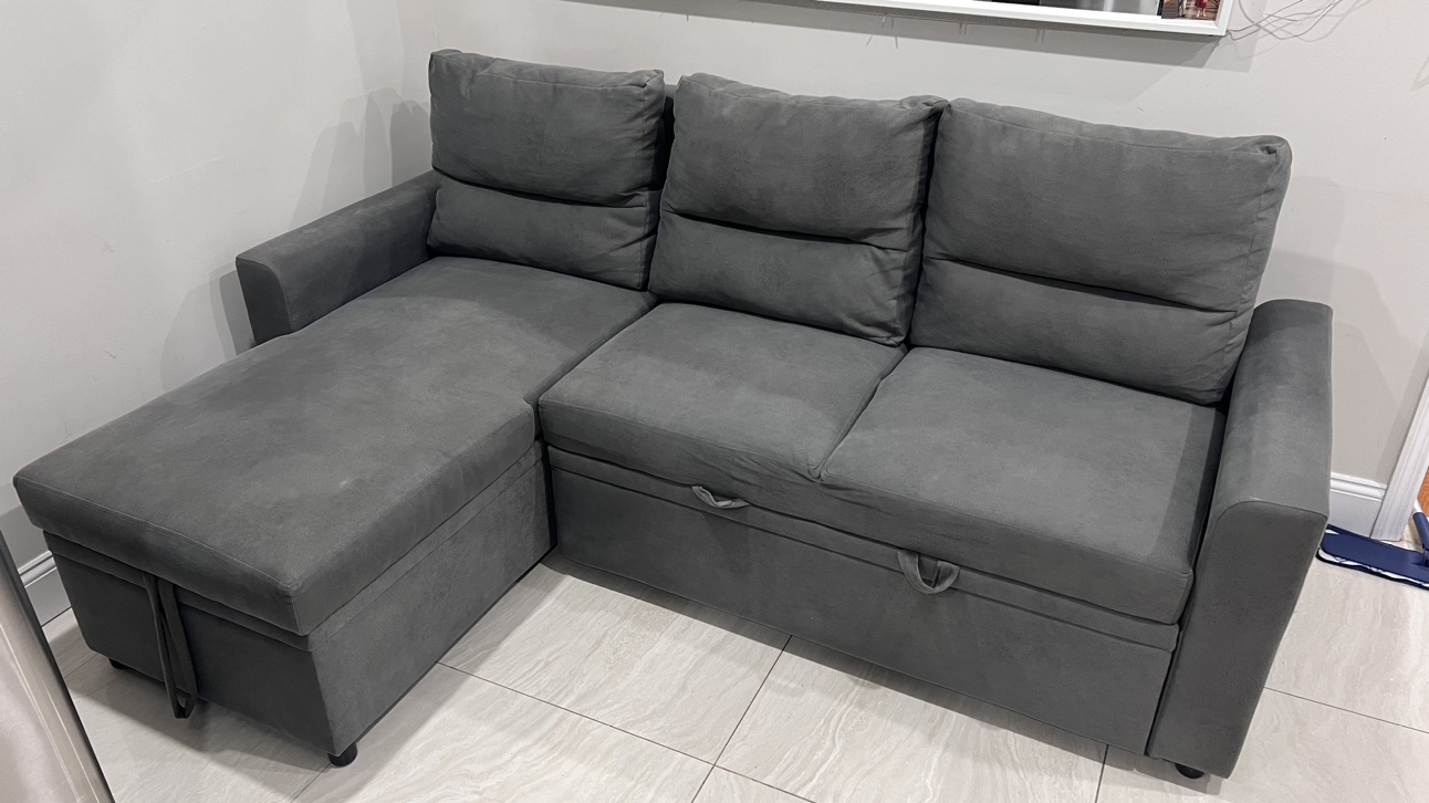 Sofa bed with storage