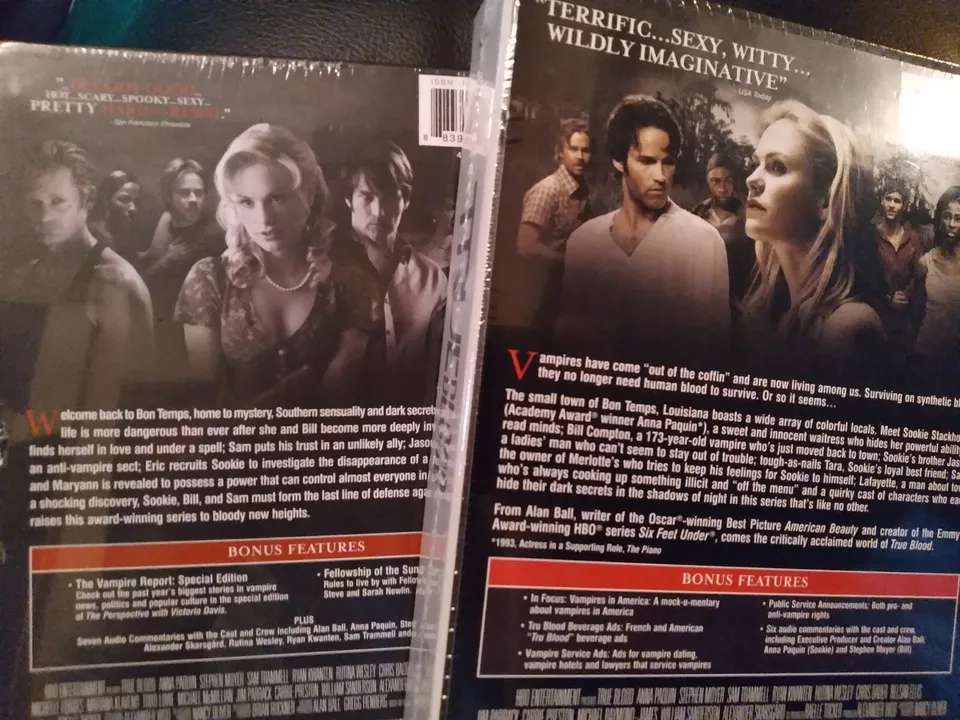 TRUE BLOOD SEASON 1 & 2 DVD SETS - NEW, SEALED image indicator(2)