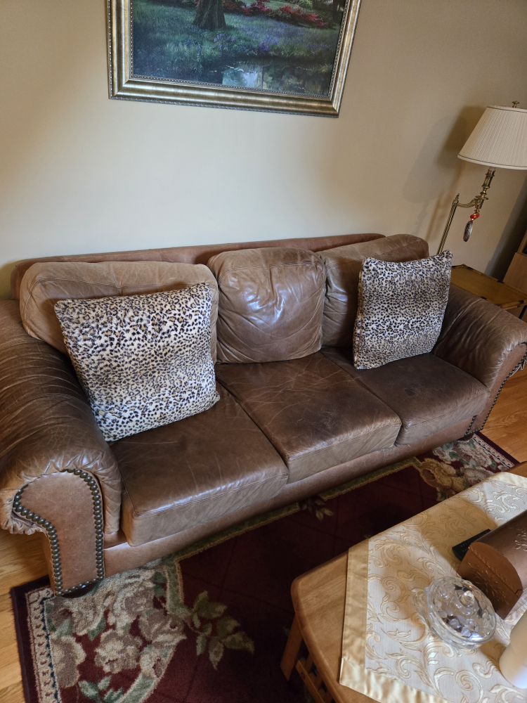 Italian Leather sofa set