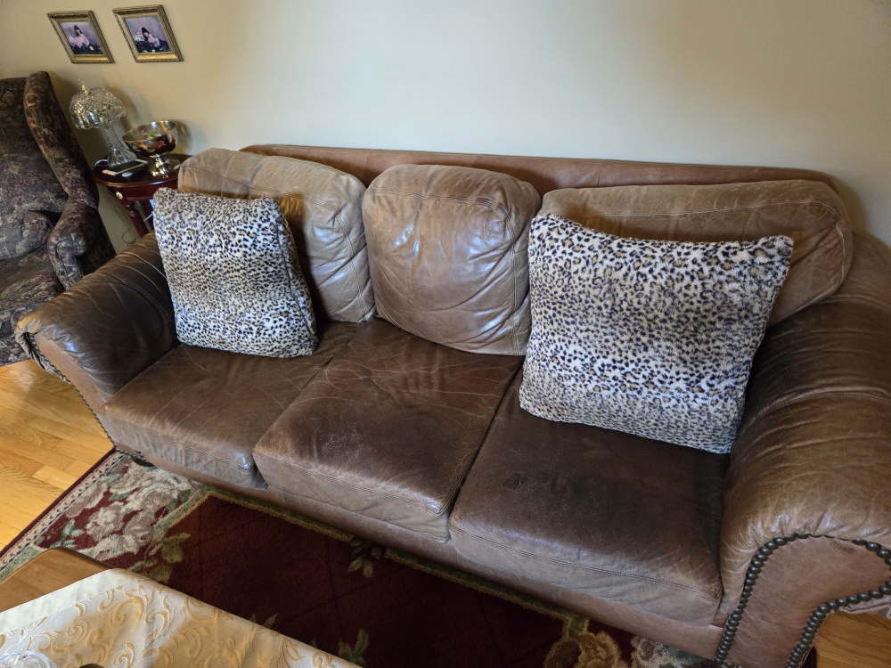Italian Leather sofa set - photo 2