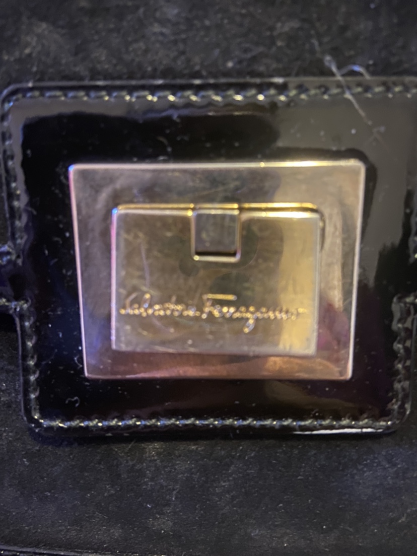 Salvatore Ferragamo  suede authentic bag image indicator(3)