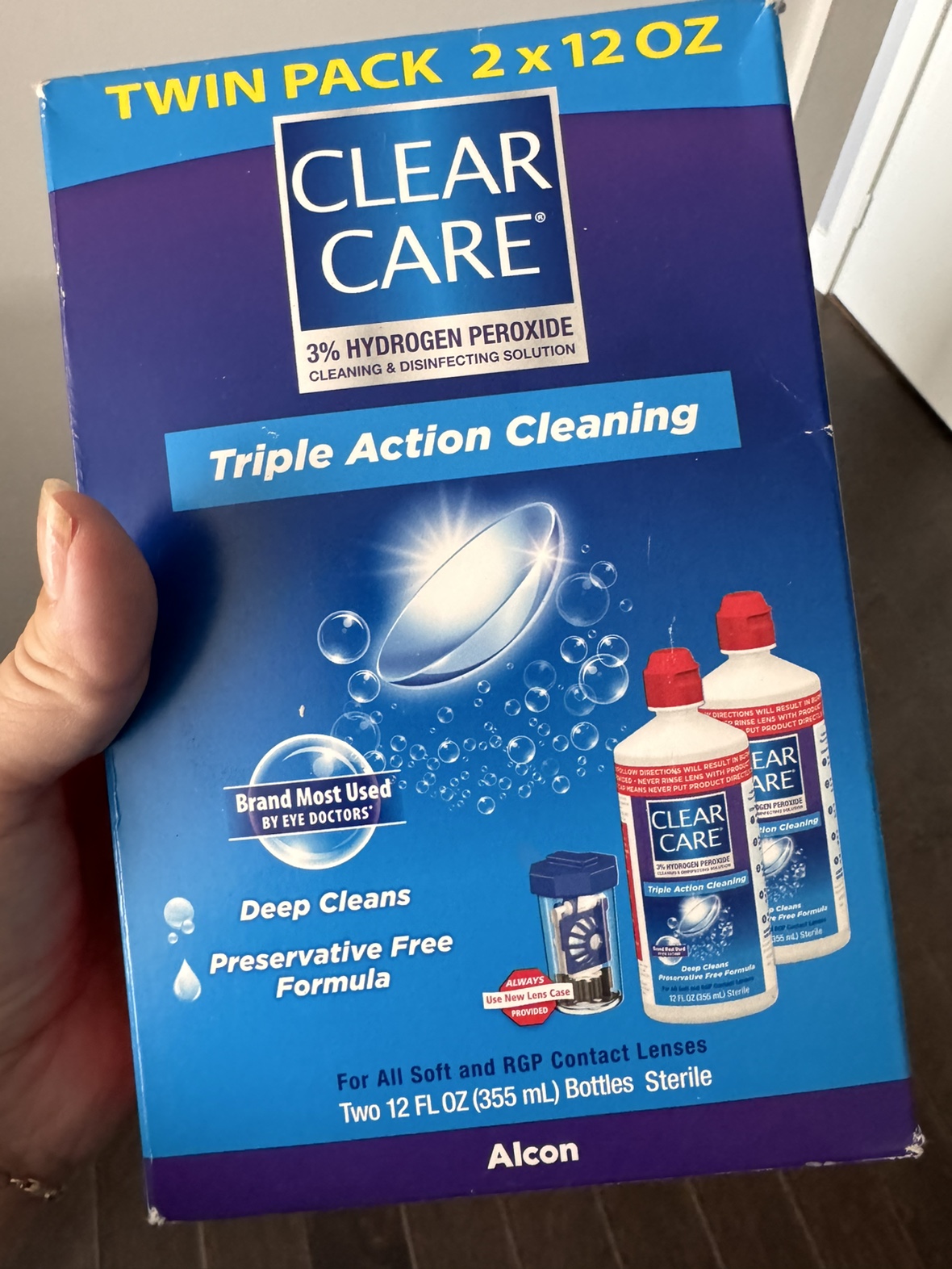 Clear care unopened box expiration September 30 thumbnail