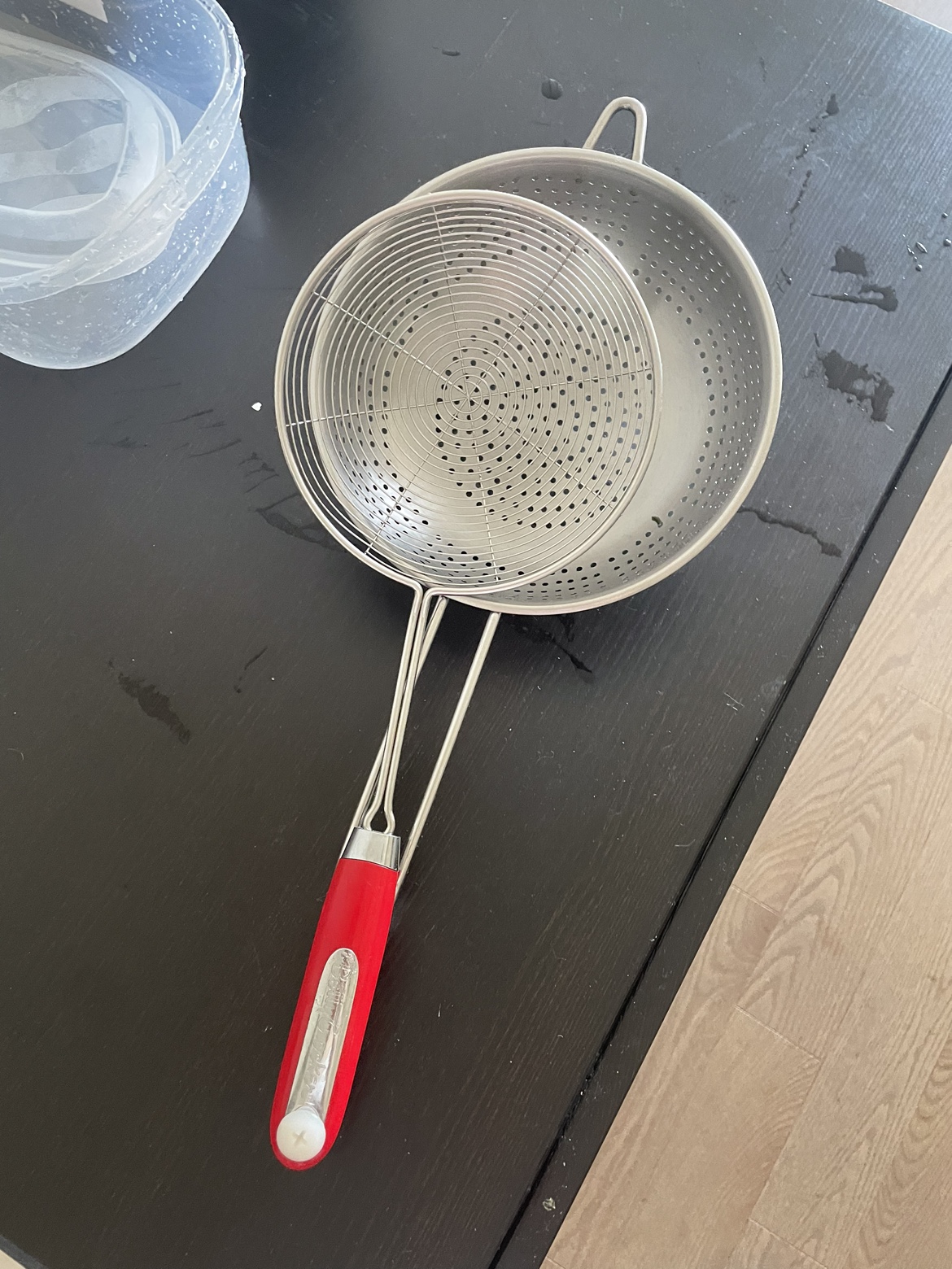 Red handled Colander thumbnail