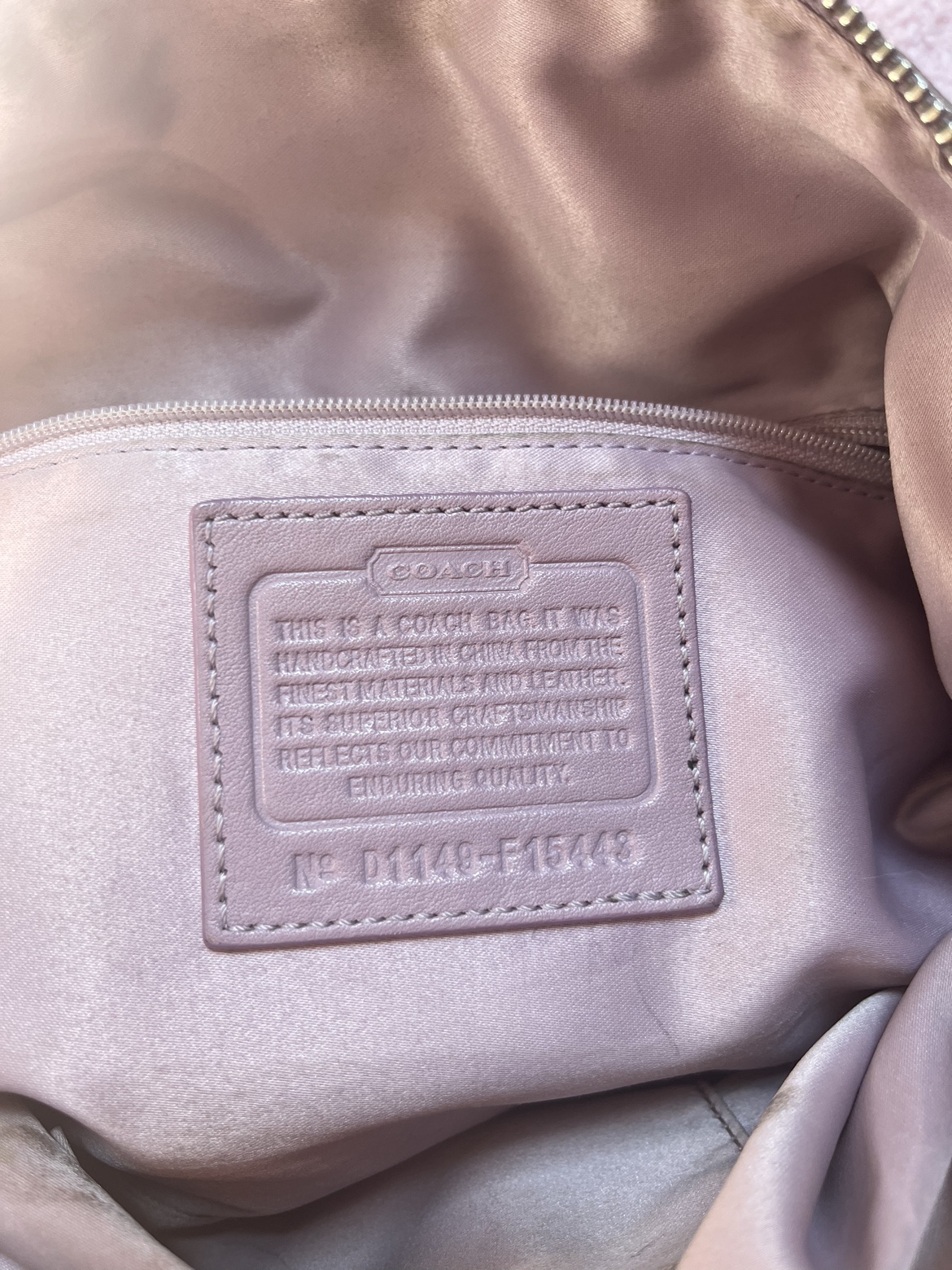 vintage lilac coach purse - photo 3