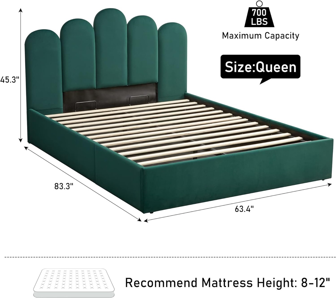 Green Velvet Bedframe - photo 2
