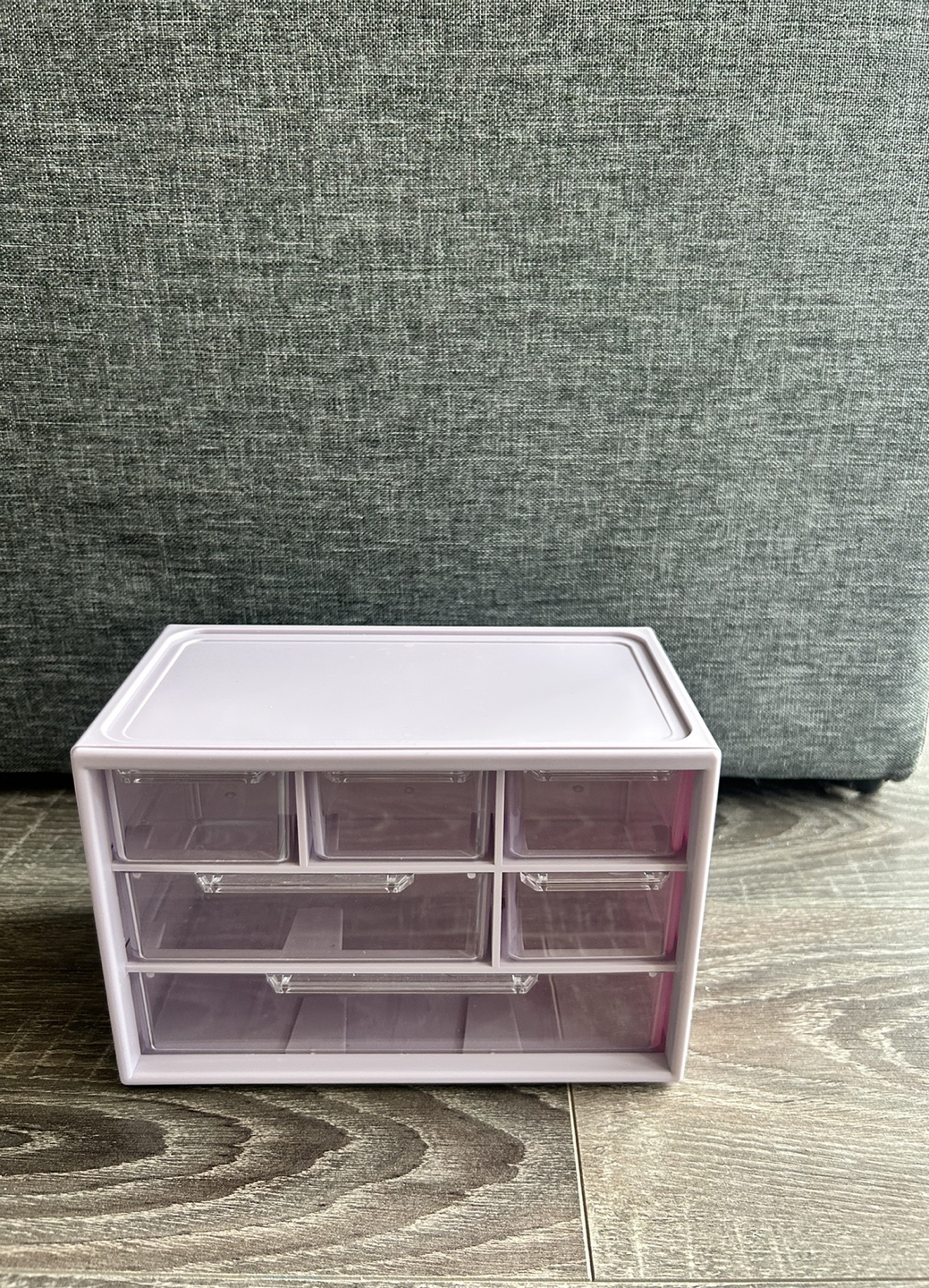 Purple Plastic Drawer Organizer thumbnail