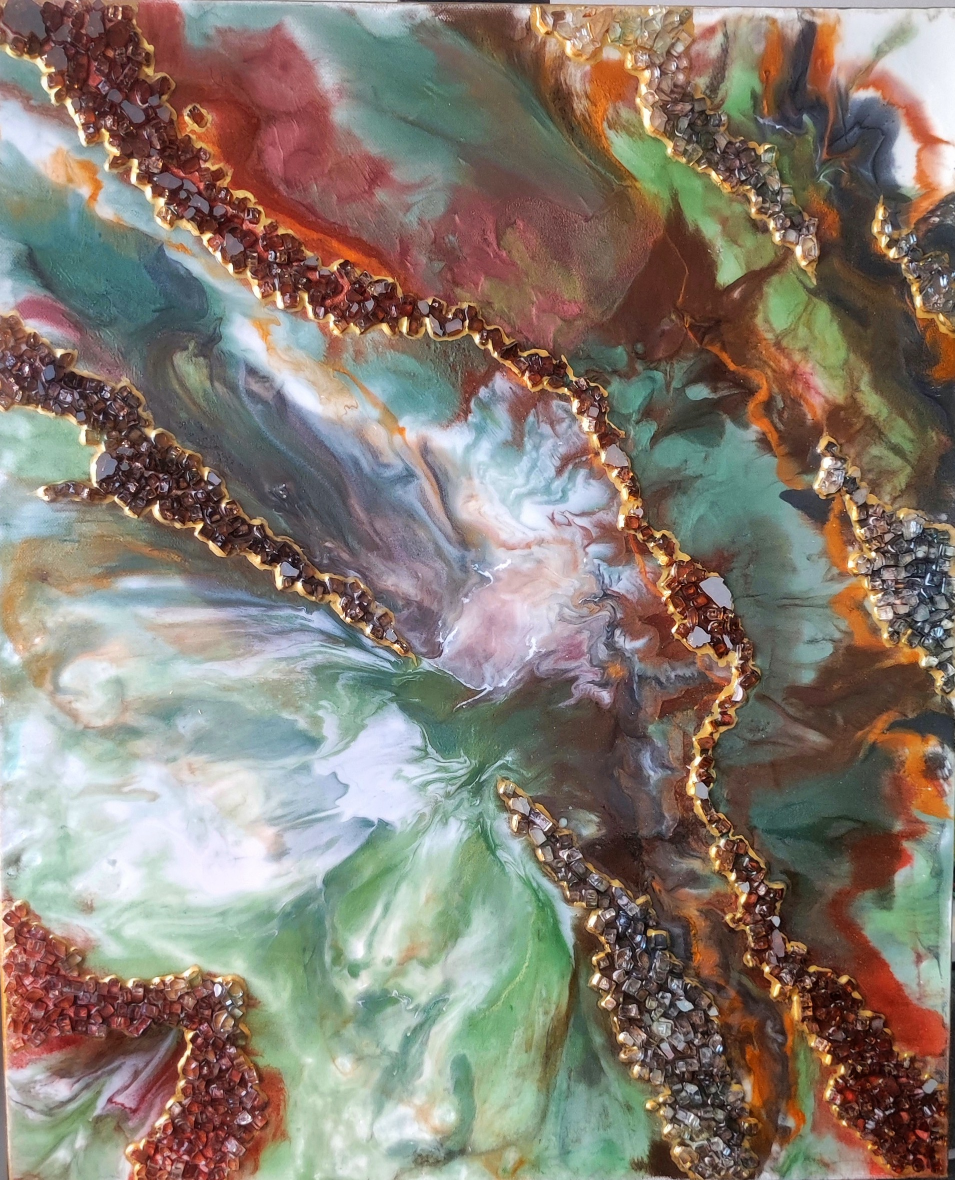 Resin Art Abstract Painting image indicator(2)