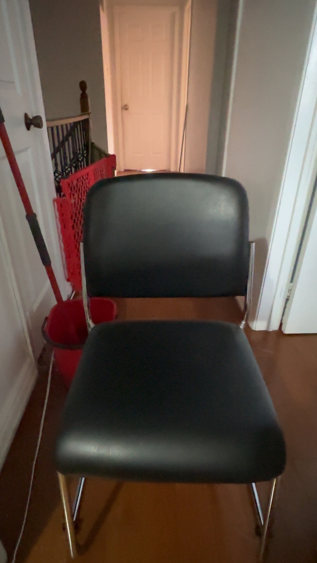 Leather office/vanity chair