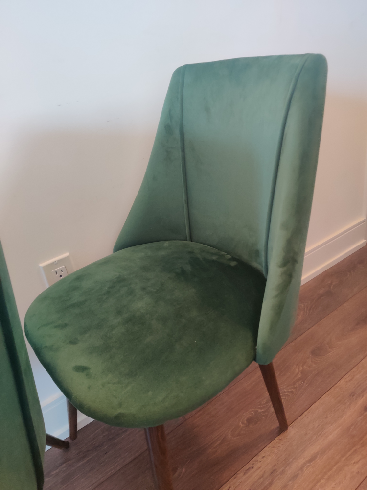 Structube Polly Velvet Dining Chairs - photo 3
