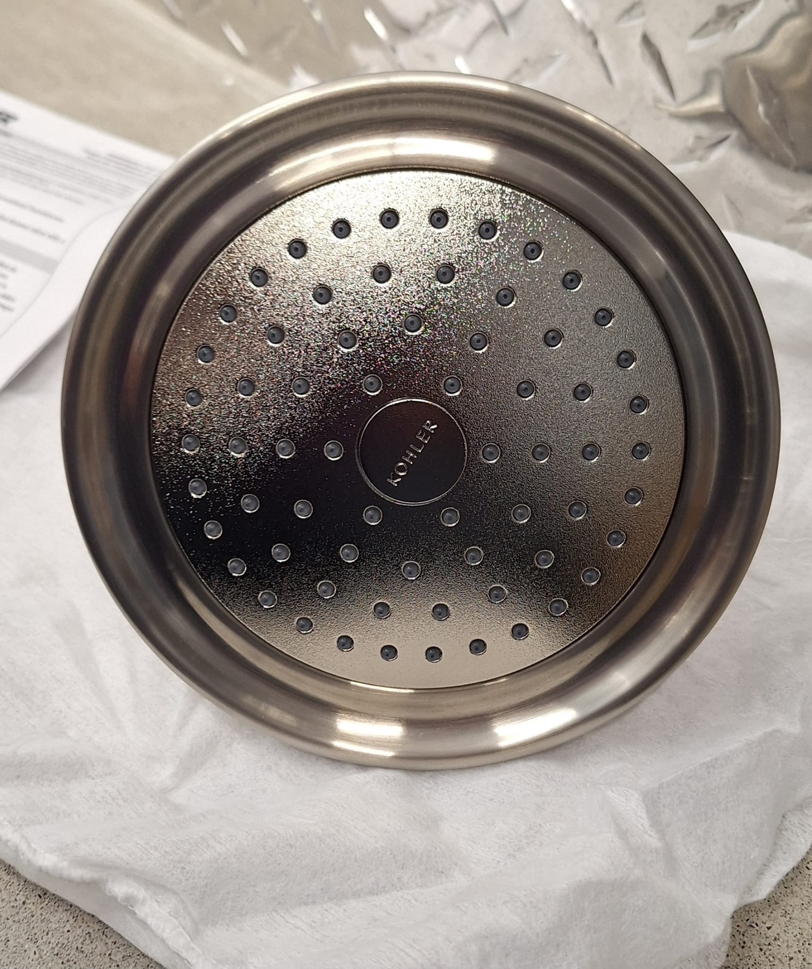 Devonshire®️ 2.5 GPM Full Rain Shower Head image indicator(5)