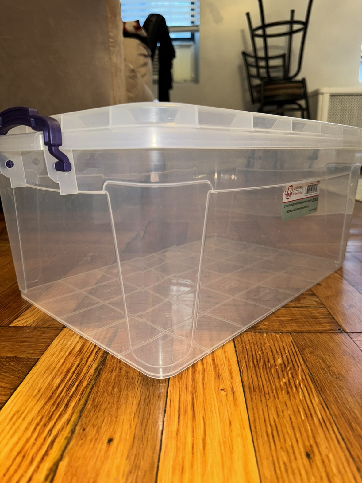Set of 4 Clear Storage Bins - photo 4