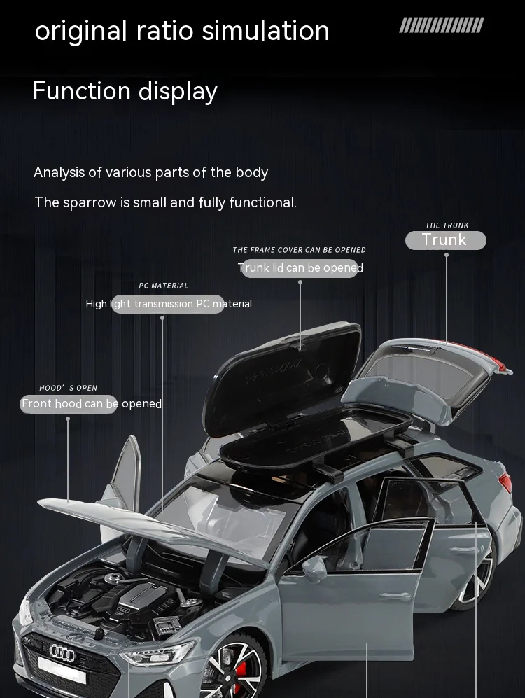 1:32 Audi RS6 Diecast image indicator(10)