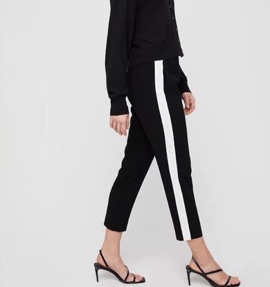 Black Pants with White Stripe thumbnail