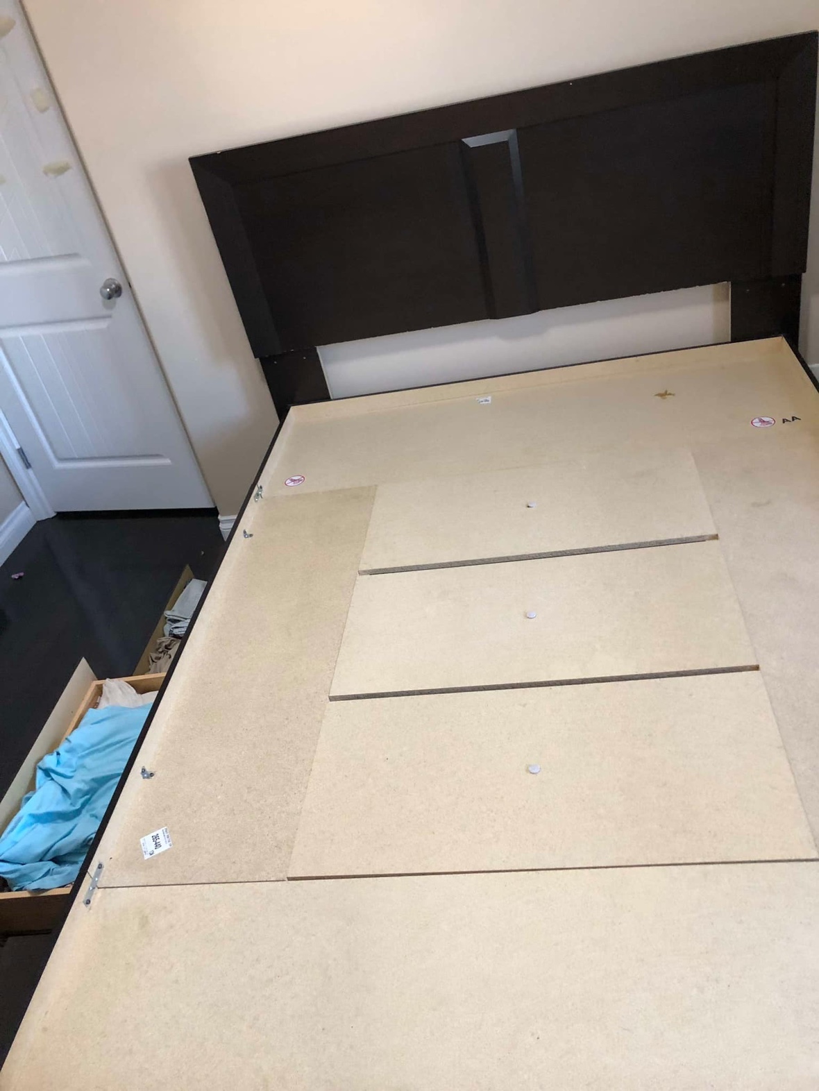 Queen size bed frame with storage - photo 4