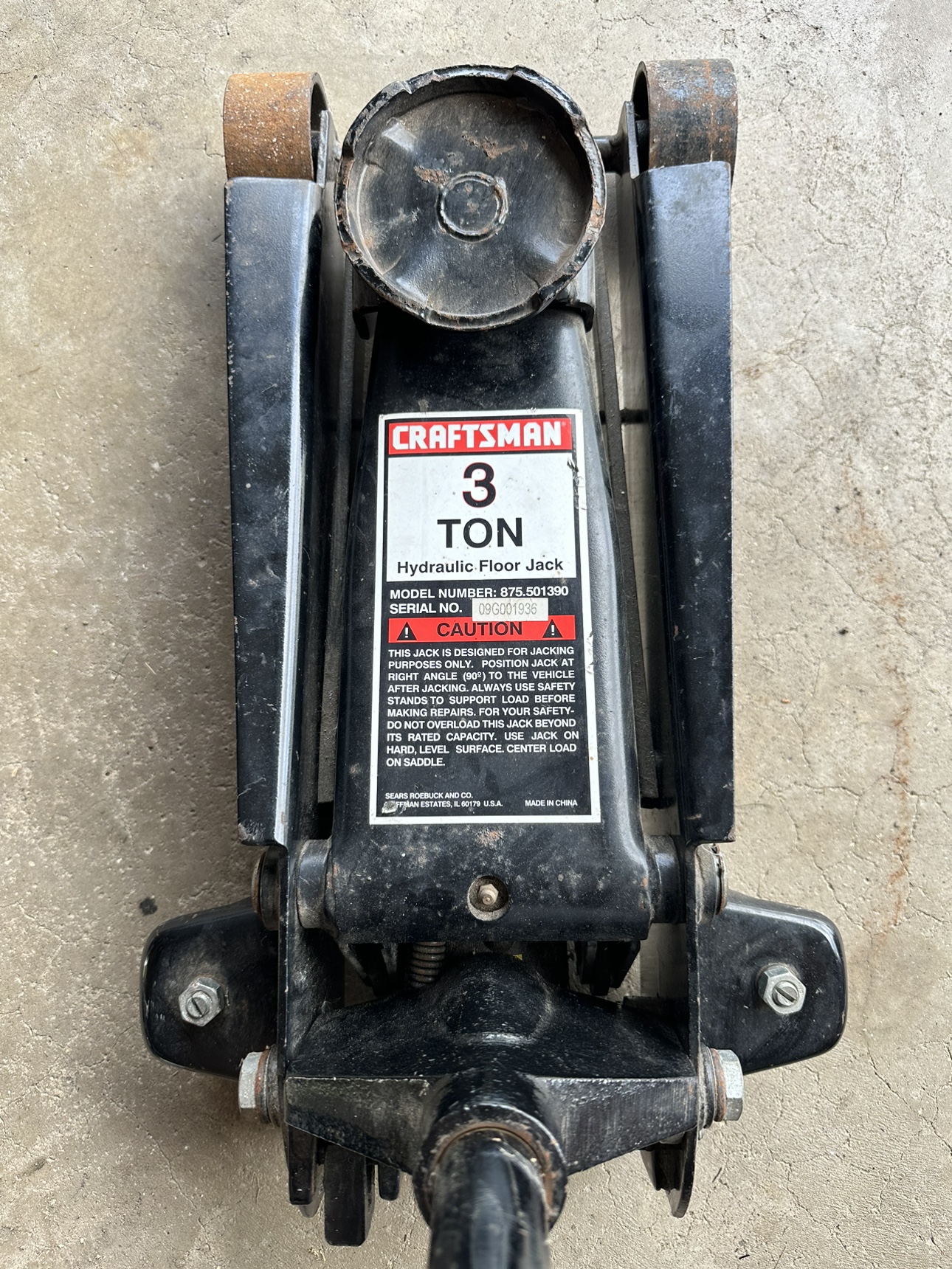 Craftsman 3 Ton Hydraulic Floor Jack - photo 2