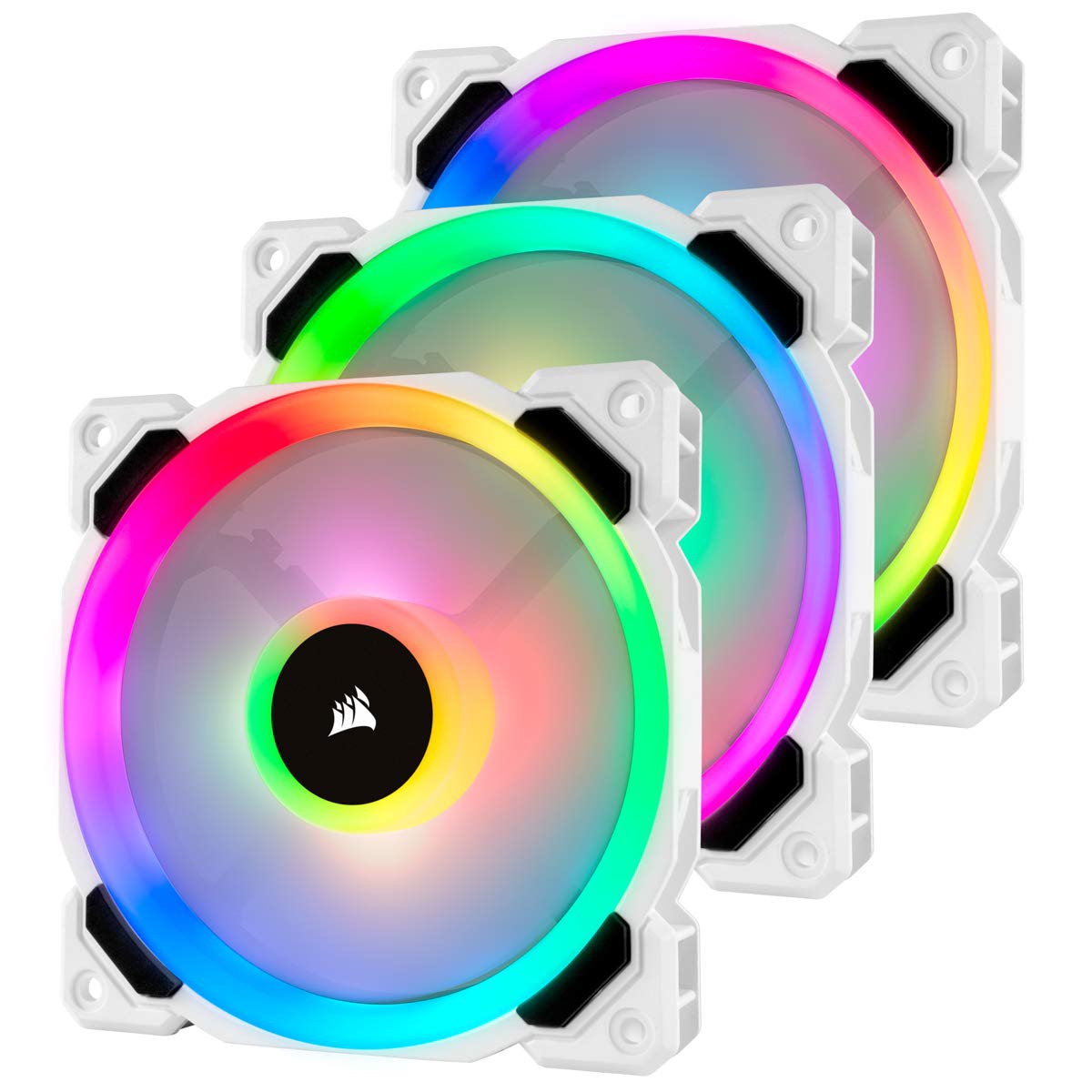 Corsair LL120 RGB White Fans (3 Pack) 9 TOTAL