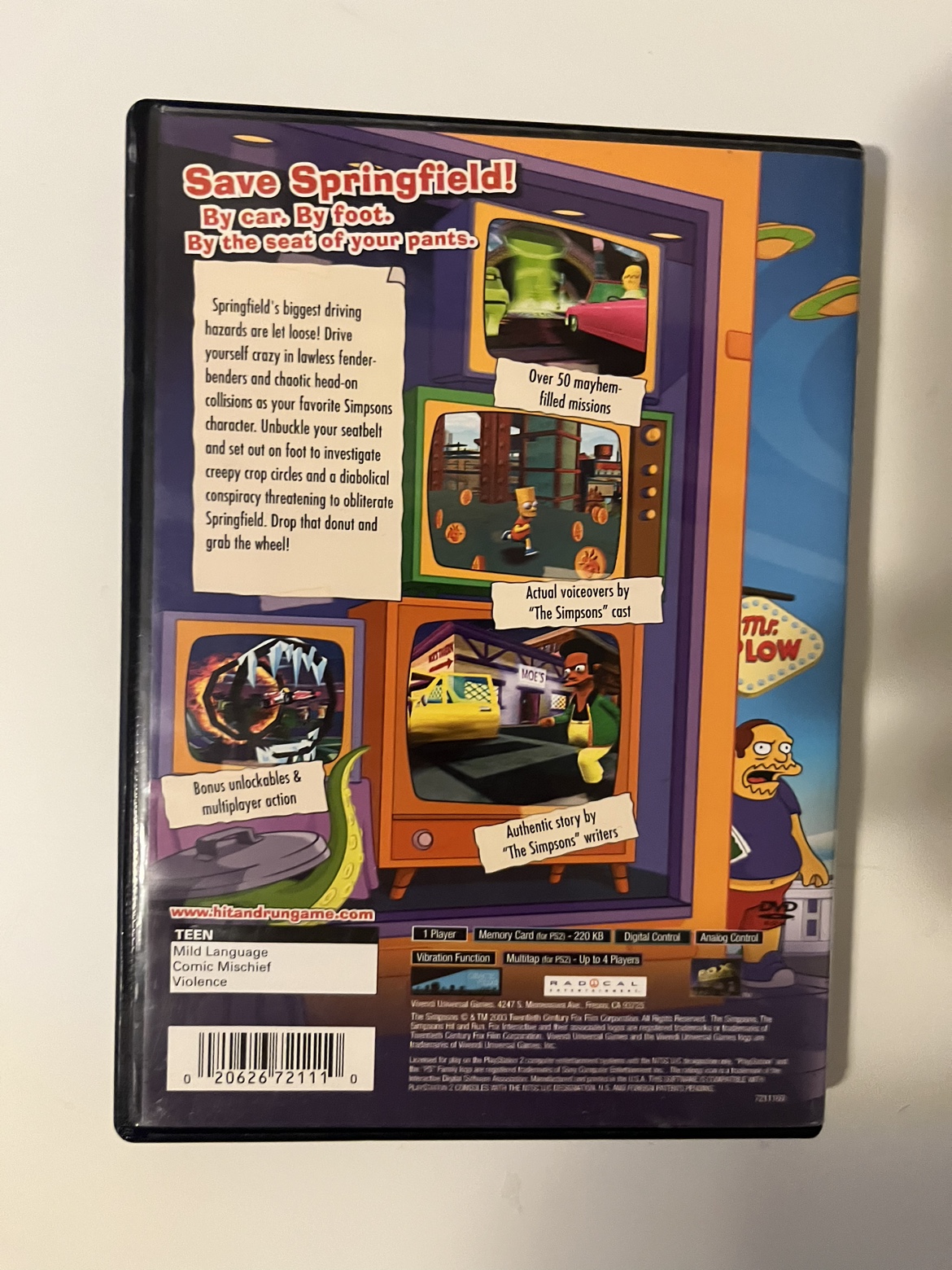 The Simpsons: Hit & Run (PS2) - photo 2