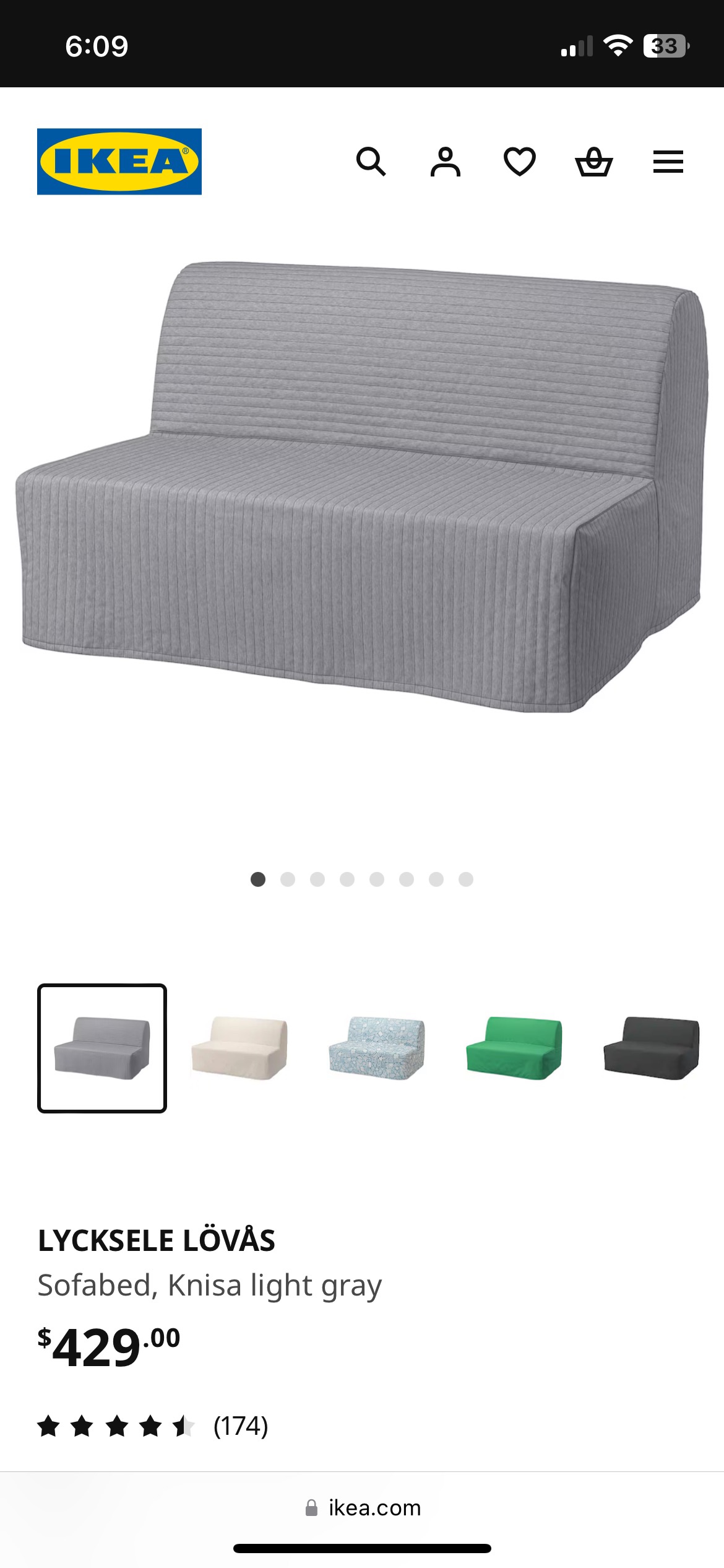 IKEA sofa bed - photo 3