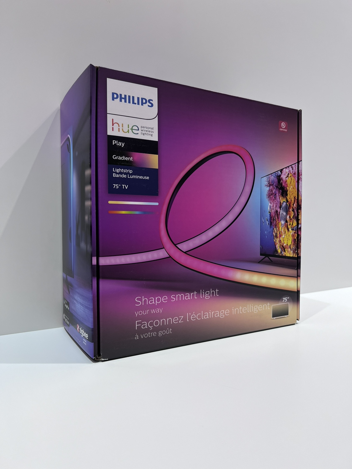 Philips Hue Play Gradient Lightstrip 75" TV, brand new sealed