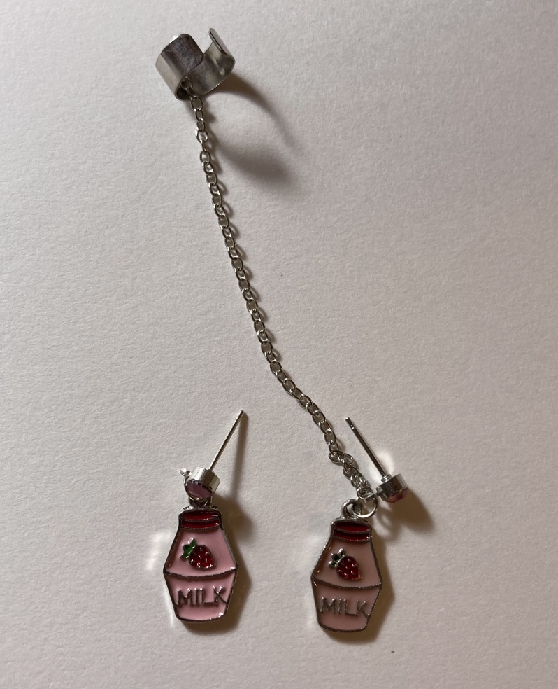 Strawberry Milk Earrings