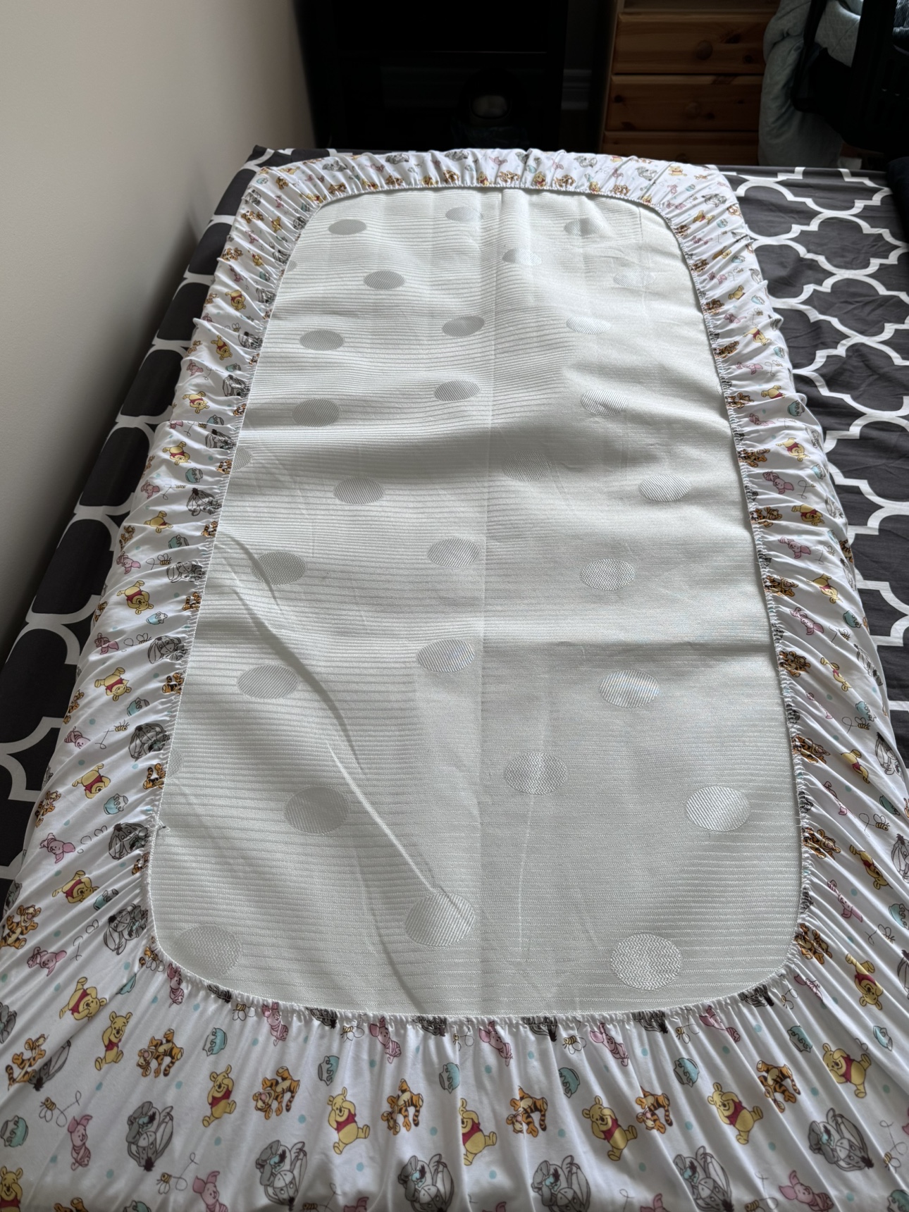 Crib Mattress and Winnie the Pooh Fitted Crib Sheet - photo 2