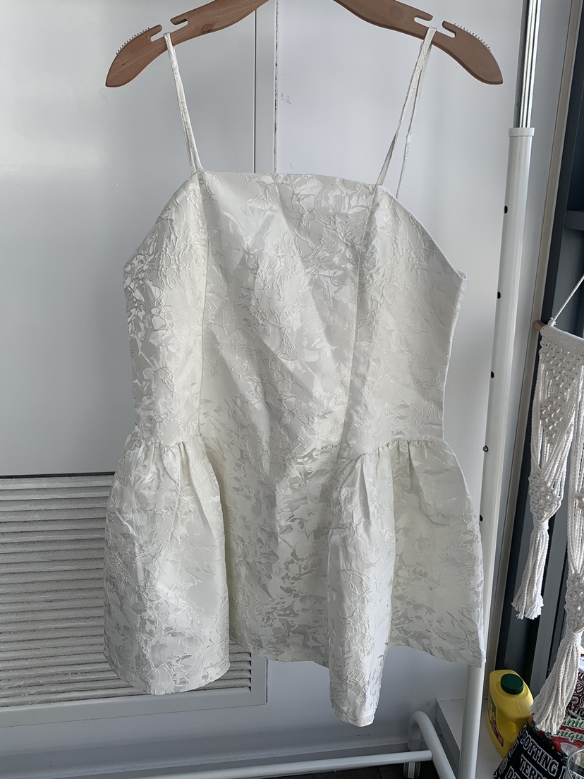 White Floral Dress thumbnail